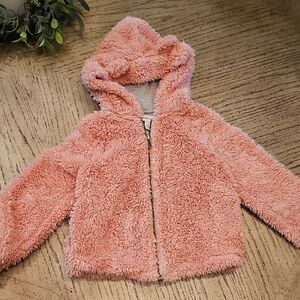 Cozy Pink Fleece Kids Jacket Size 5 Harper Canyon